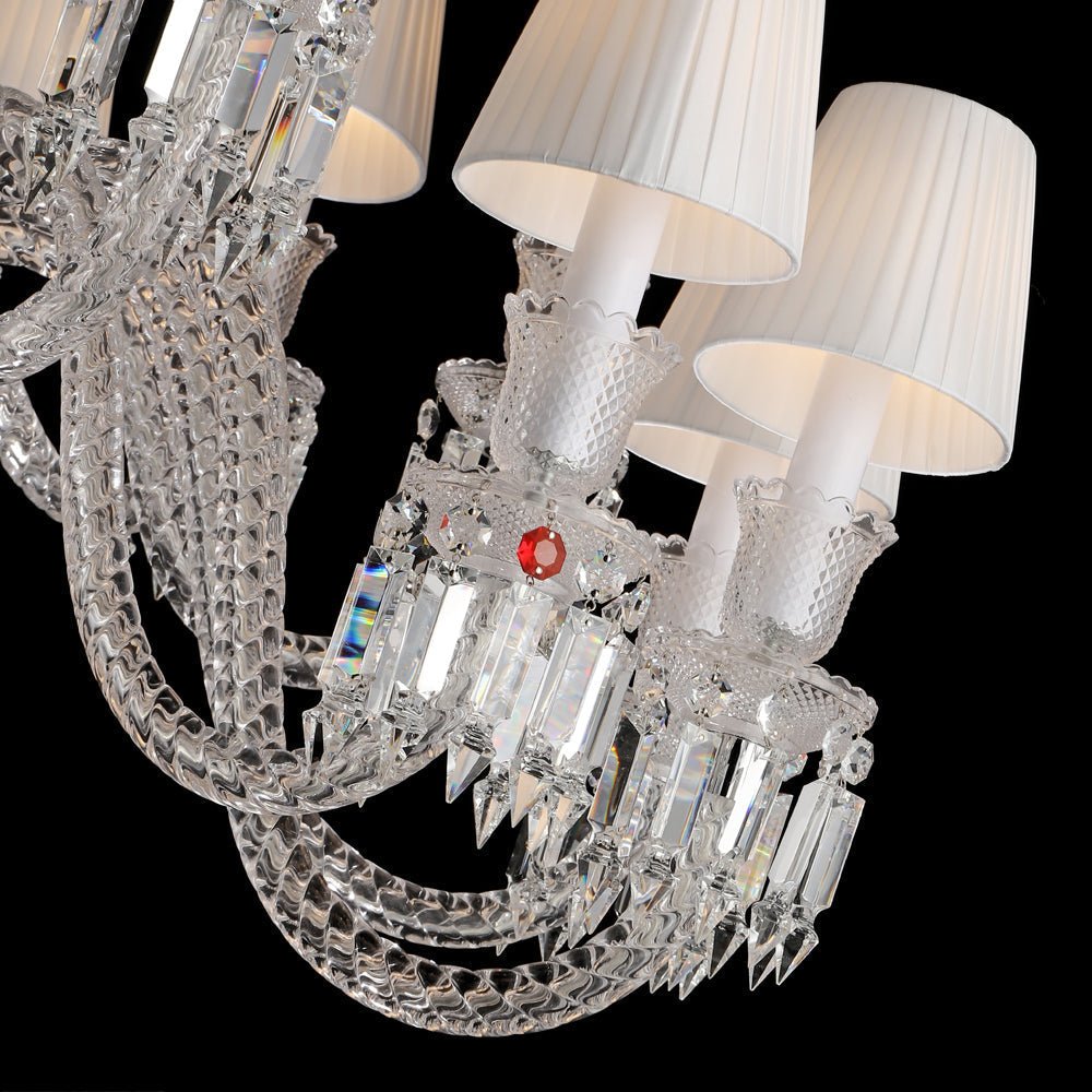16 Lights Oval Lighting with Lampshades - Joyfuzzy