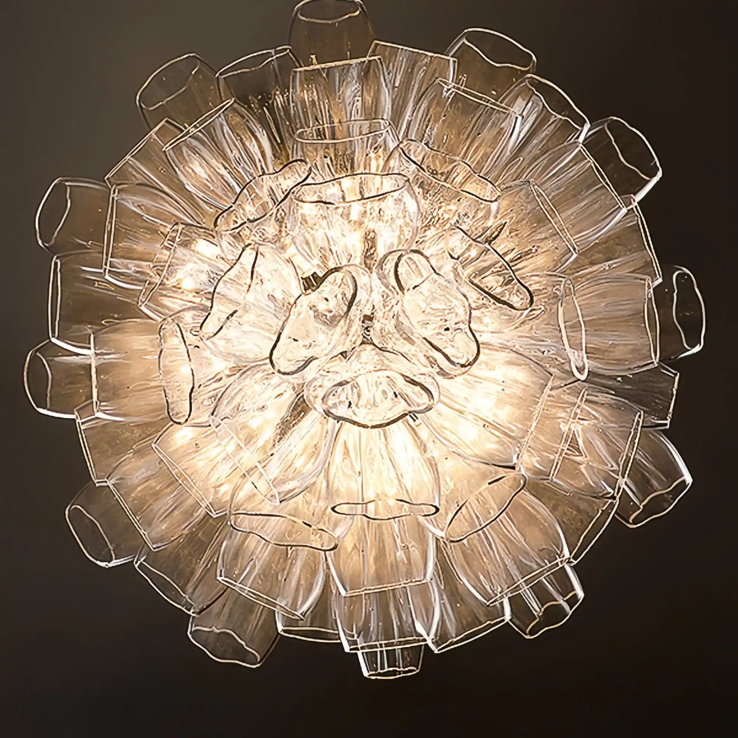VifacilusaFlower Glass Foyer Chandelier