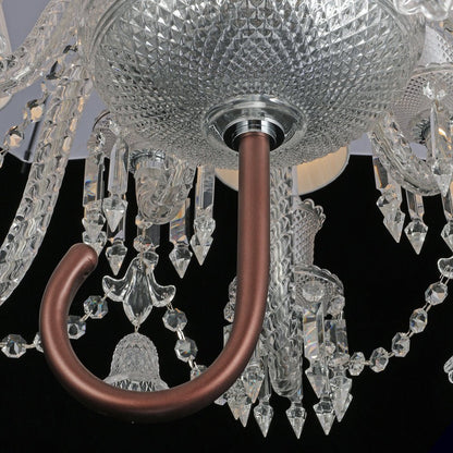 12 Lights Crystal Lighting with Umbrella - Joyfuzzy
