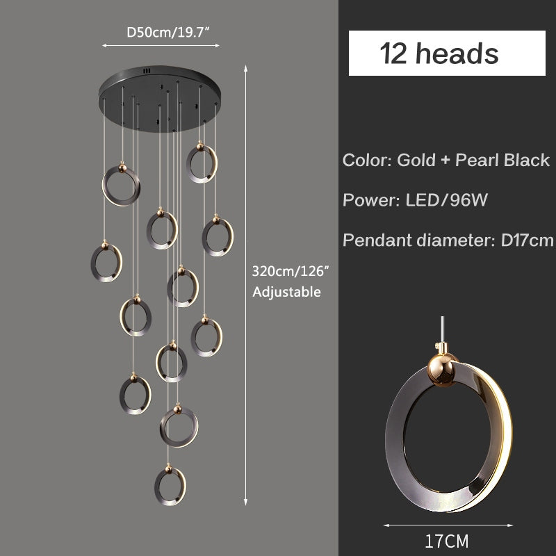 VifacilusaNordic LED Ceiling Chandelier