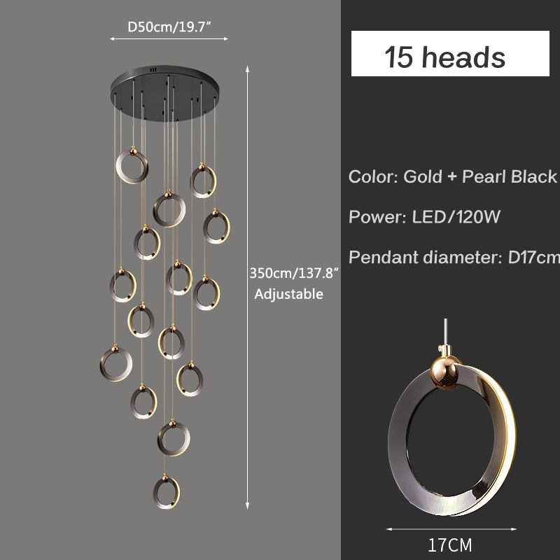 VifacilusaNordic LED Ceiling Chandelier