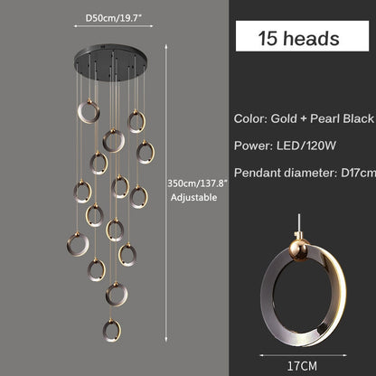 VifacilusaNordic LED Ceiling Chandelier