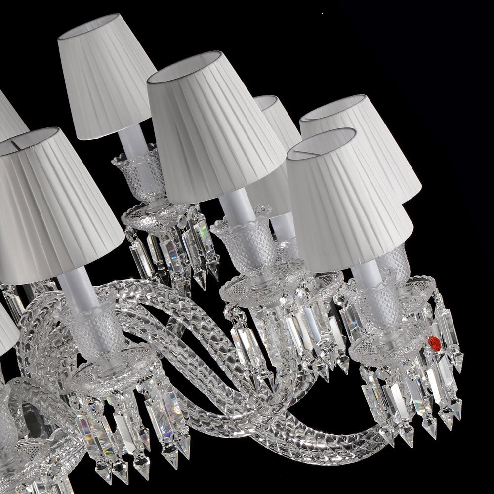 16 Lights Oval Lighting with Lampshades - Joyfuzzy