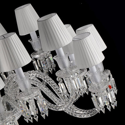 16 Lights Oval Lighting with Lampshades - Joyfuzzy