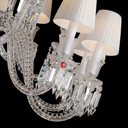 16 Lights Oval Lighting with Lampshades - Joyfuzzy