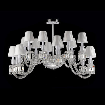 16 Lights Oval Lighting with Lampshades - Joyfuzzy