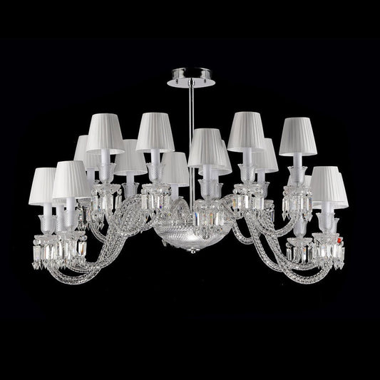 16 Lights Oval Lighting with Lampshades - Joyfuzzy