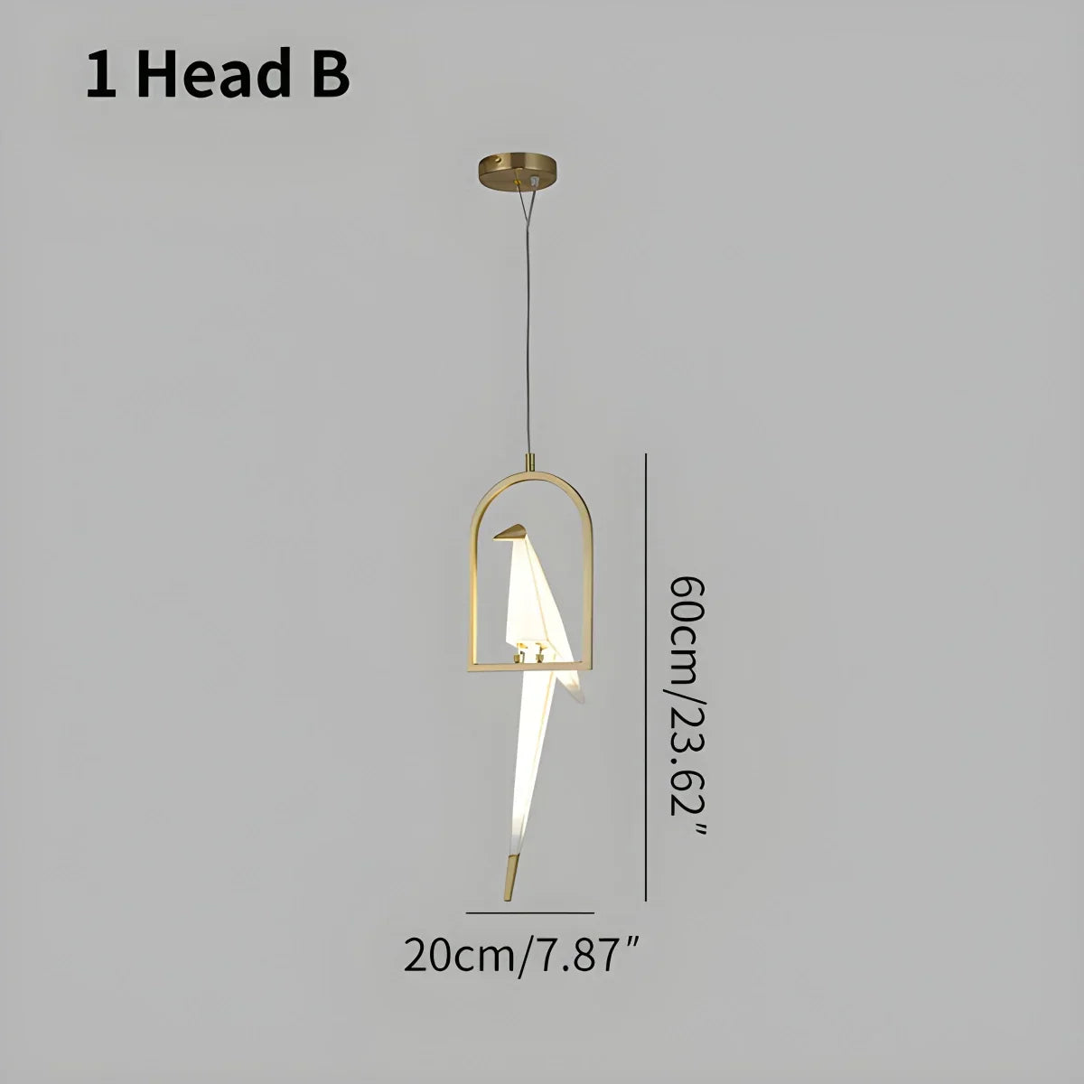 VifacilusaPaper Crane Bird Chandelier for Dining Room