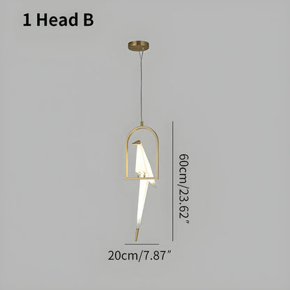 VifacilusaPaper Crane Bird Chandelier for Dining Room