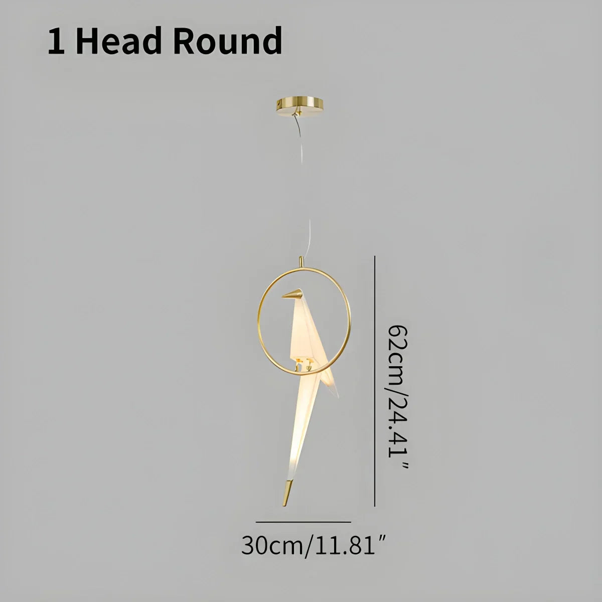 VifacilusaPaper Crane Bird Chandelier for Dining Room