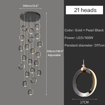 VifacilusaNordic LED Ceiling Chandelier