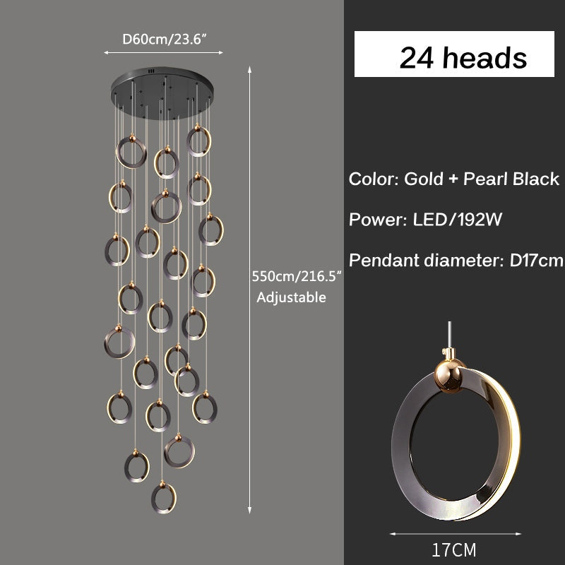 VifacilusaNordic LED Ceiling Chandelier