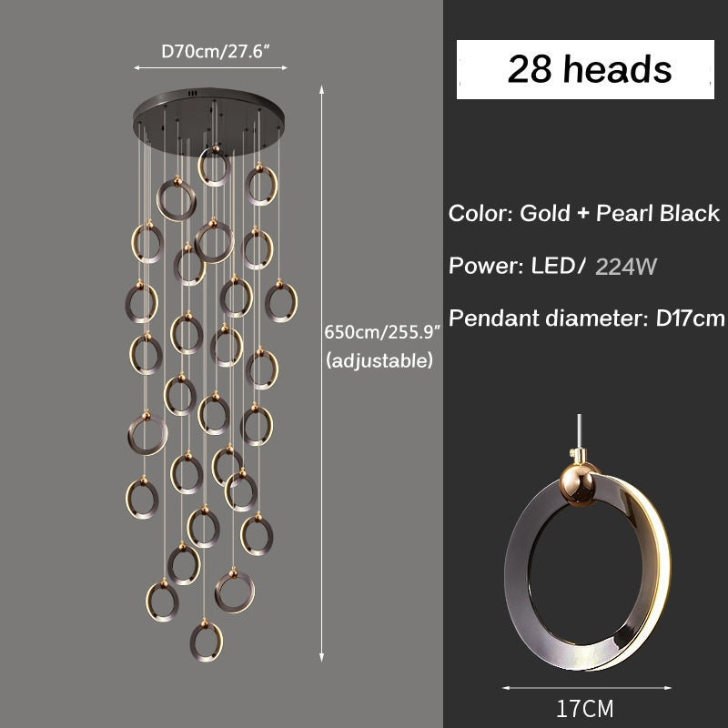 VifacilusaNordic LED Ceiling Chandelier