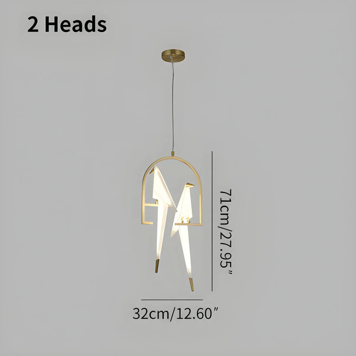 VifacilusaPaper Crane Bird Chandelier for Dining Room