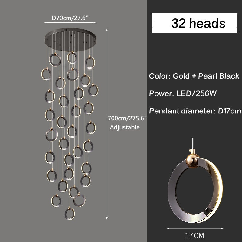VifacilusaNordic LED Ceiling Chandelier
