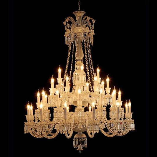 36 Lights Baccarat Crystal Chandelier - Joyfuzzy