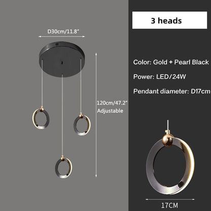 VifacilusaNordic LED Ceiling Chandelier
