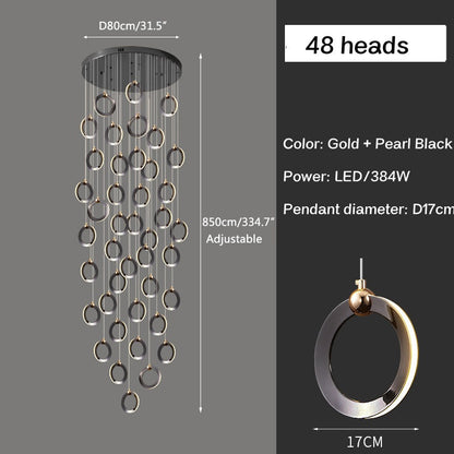 VifacilusaNordic LED Ceiling Chandelier