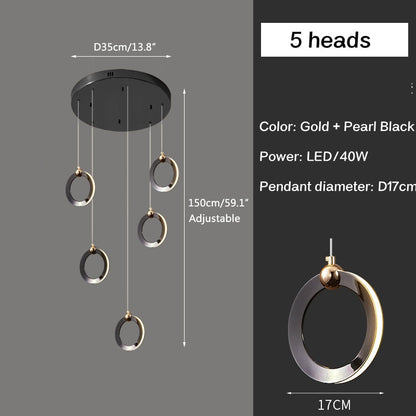 VifacilusaNordic LED Ceiling Chandelier