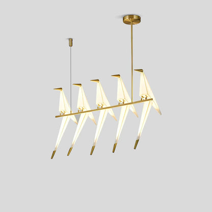 VifacilusaPaper Crane Bird Chandelier for Dining Room