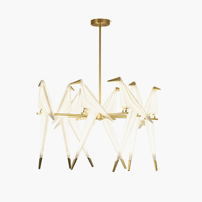 VifacilusaPaper Crane Bird Chandelier for Dining Room