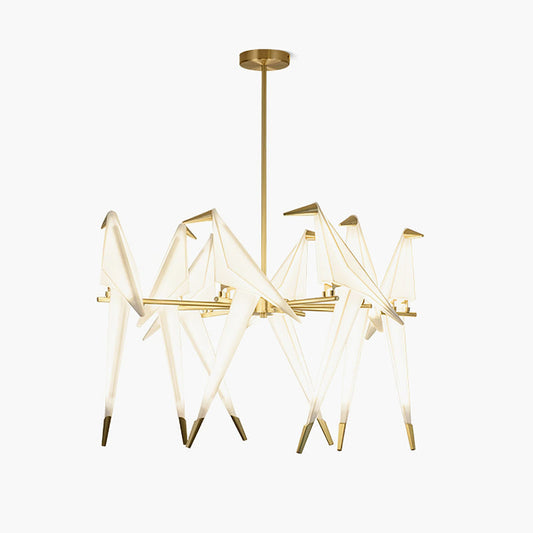 VifacilusaPaper Crane Bird Chandelier for Dining Room