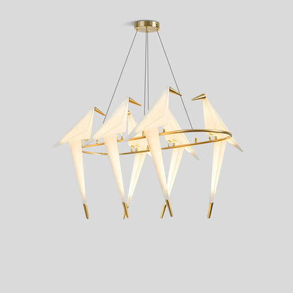 VifacilusaPaper Crane Bird Chandelier for Dining Room