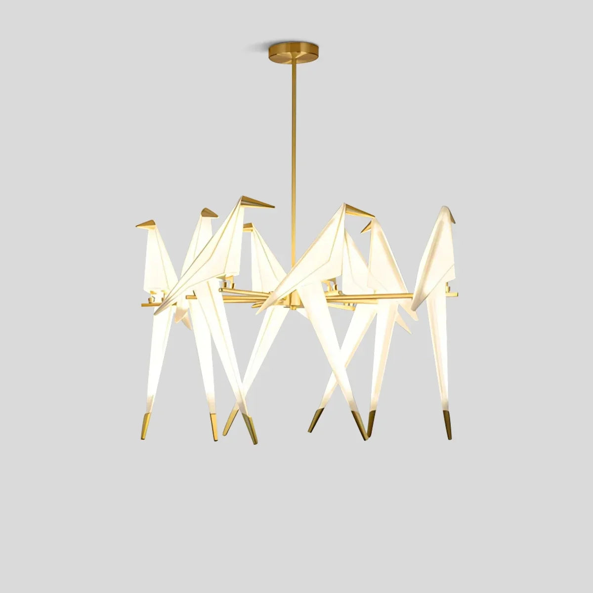 VifacilusaPaper Crane Bird Chandelier for Dining Room