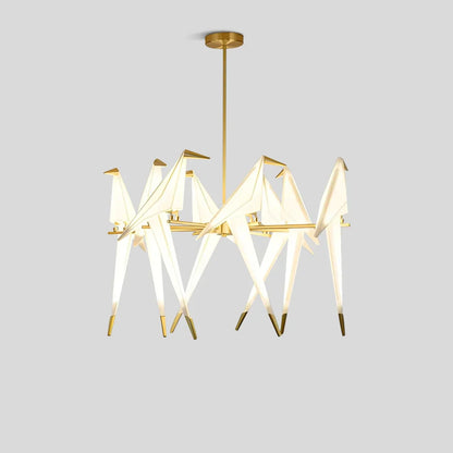 VifacilusaPaper Crane Bird Chandelier for Dining Room