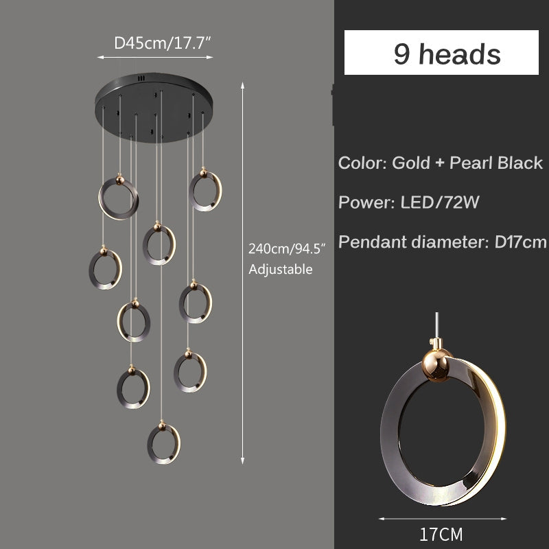 VifacilusaNordic LED Ceiling Chandelier