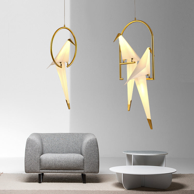 VifacilusaPaper Crane Bird Chandelier for Dining Room