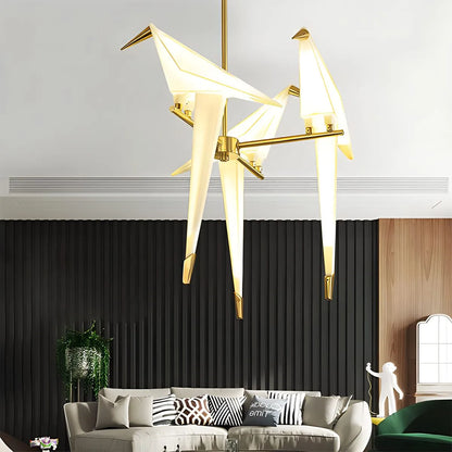 VifacilusaPaper Crane Bird Chandelier for Dining Room