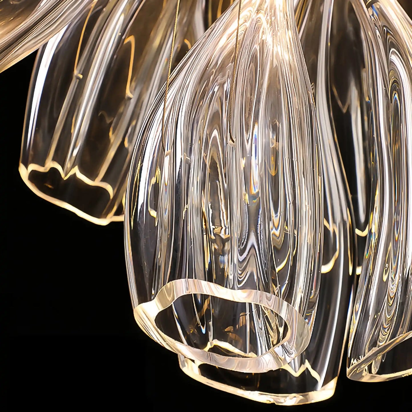 VifacilusaFlower Glass Foyer Chandelier