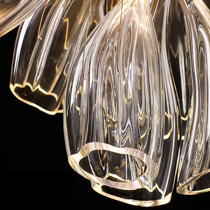 VifacilusaFlower Glass Foyer Chandelier