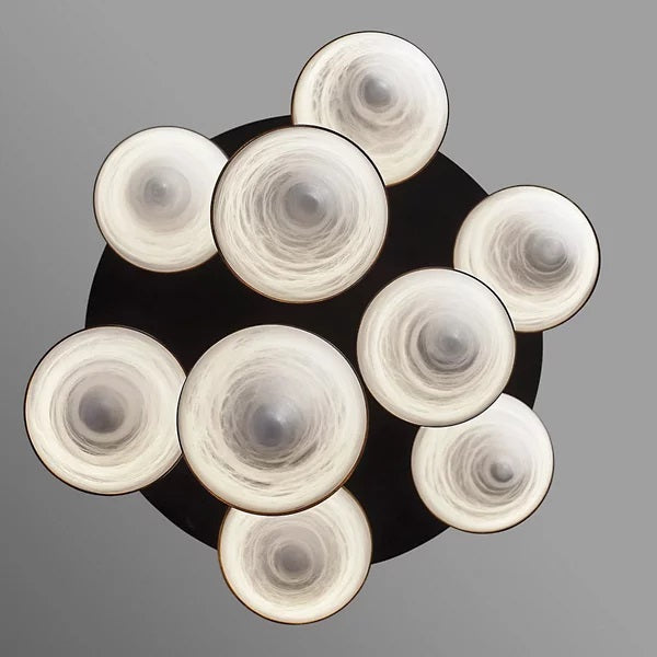 VifacilusaHannah Alabaster Chandelier, Upscale Chandelier Lighting