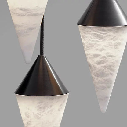 VifacilusaHannah Alabaster Chandelier, Upscale Chandelier Lighting
