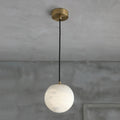 VifacilusaModern Luxury Alabaster Ball Pendant Light, Island Mini Pendant Light
