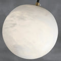 VifacilusaModern Luxury Alabaster Ball Pendant Light, Island Mini Pendant Light