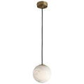 VifacilusaModern Luxury Alabaster Ball Pendant Light, Island Mini Pendant Light