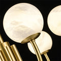 VifacilusaModern Luxury Alabaster Chandelier, Pendant Brass Chandelier