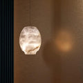 VifacilusaModern Luxury Alabaster Lantern Pendant Light, Bar Pendant Light