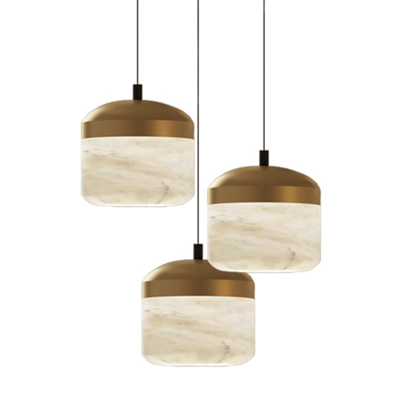 VifacilusaQueena Modern Alabaster Pendant, Kitchen Island Pendant Light