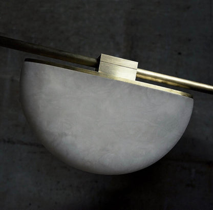 VifacilusaSelena Alabaster Chandelier, Luxury Modern Chandelier for Living Room