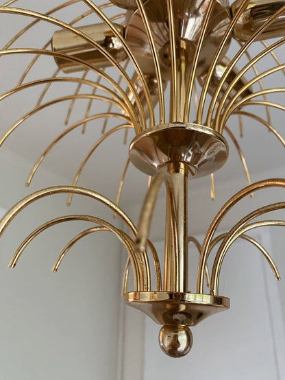 Vintage – Murano chandelier – Teardrop – 68 drops – Clear - Joyfuzzy