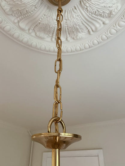 Vintage – Murano chandelier – Teardrop – 68 drops – Clear - Joyfuzzy