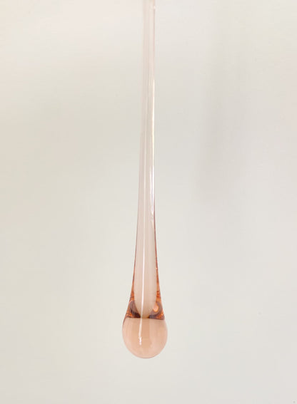 Vintage – Murano Teardrops Chandelier – 70s – Pink prisms - Joyfuzzy