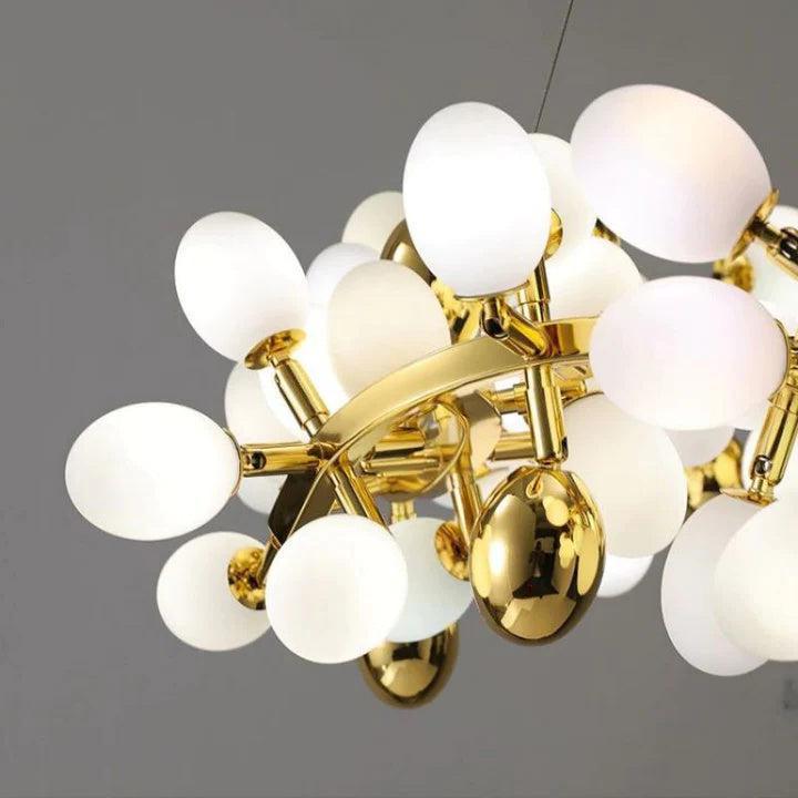 Zenora Modern Grape Round Chandelier - Small: 31.5" DJoyfuzzy