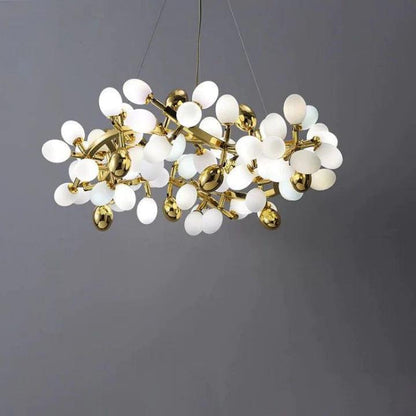 Zenora Modern Grape Round Chandelier - Small: 31.5" DJoyfuzzy