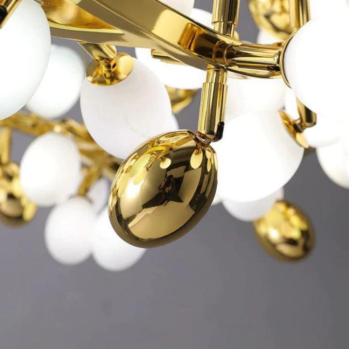 Zenora Modern Grape Round Chandelier - Small: 31.5" DJoyfuzzy